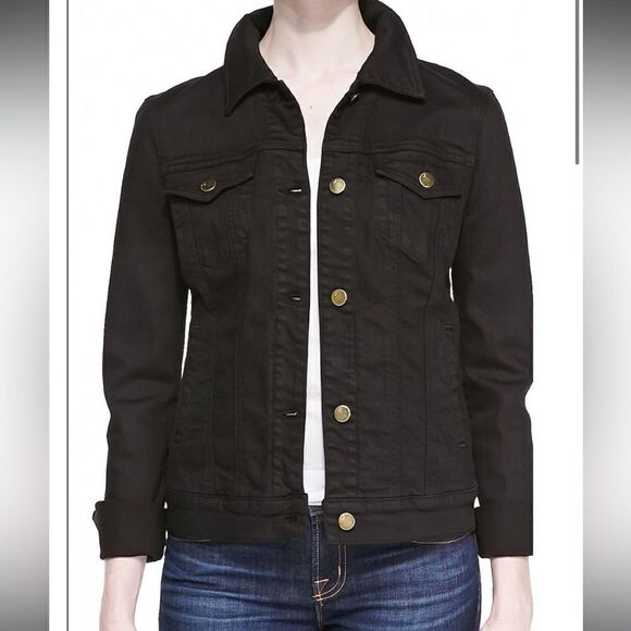 J Brand Jeans Leila Button-Front Denim Jacket size S - Picture 1 of 13